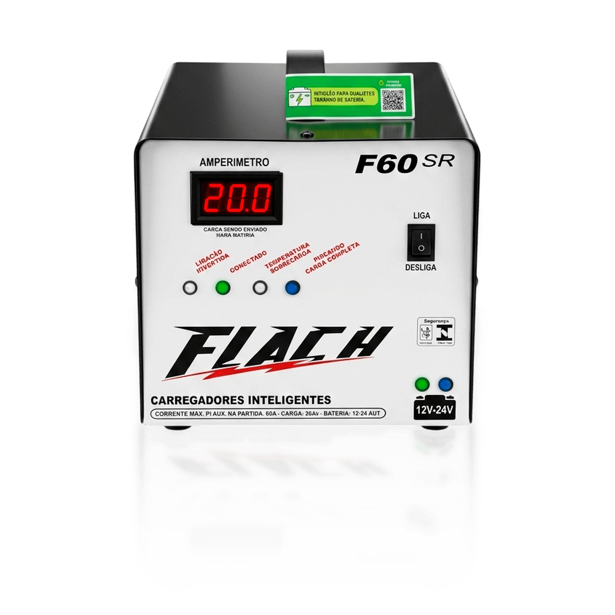 Carregador Inteligente de Bateria F60 SR