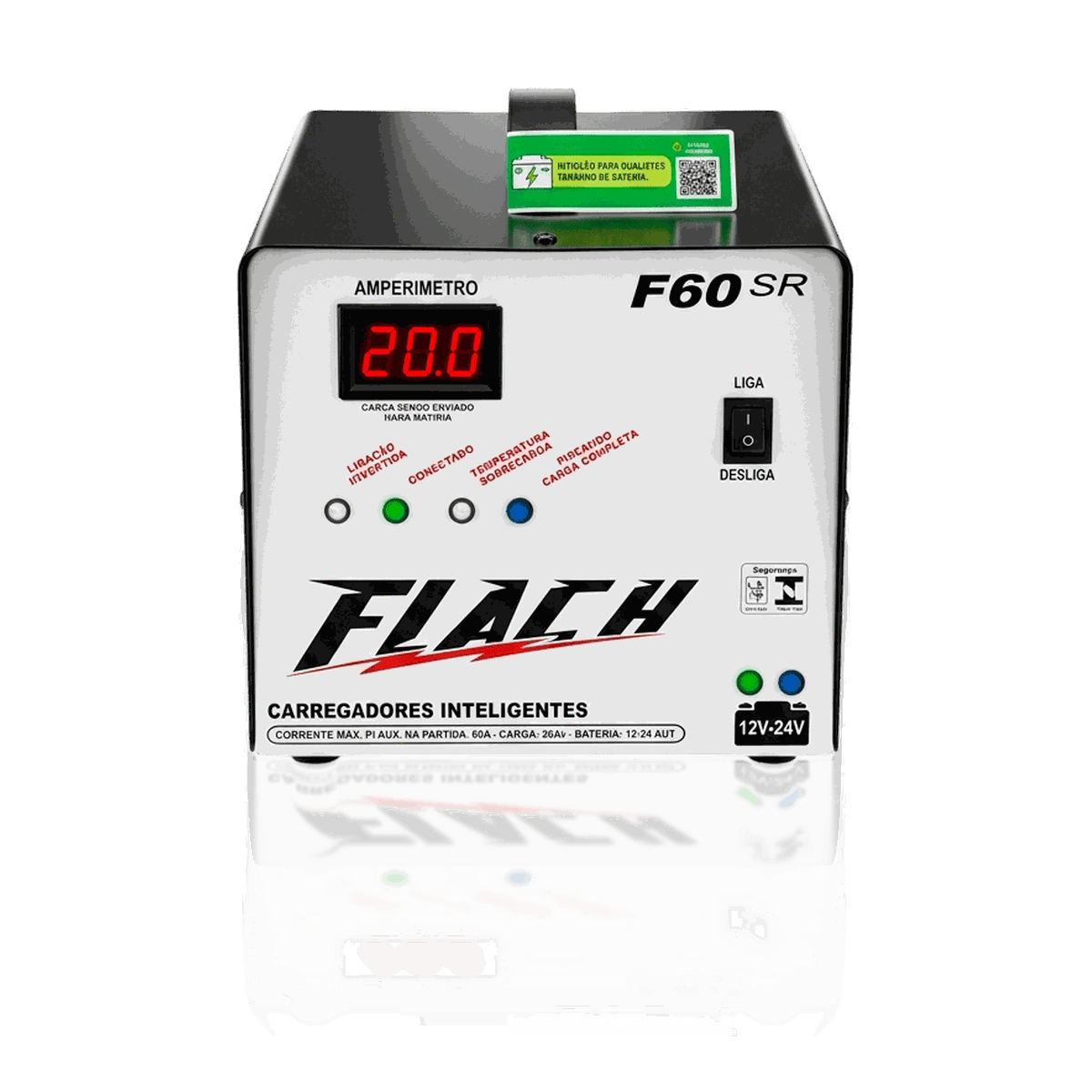 Carregador Inteligente de Bateria F60 SR